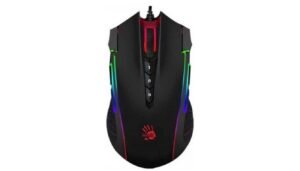 Bloody J95s Gaming Mouse with 2-Fire RGB Animation (Black)