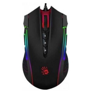 Bloody J95s Gaming Mouse with 2-Fire RGB Animation (Black)