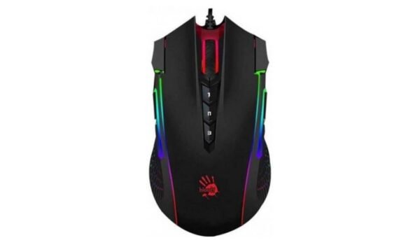 Bloody J95s Gaming Mouse with 2-Fire RGB Animation (Black)