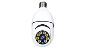 Wifi bulb rotation 360 degrees smart camera